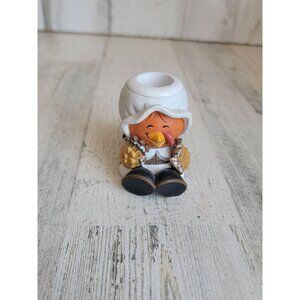 Vintage Hallmark Tilly turkey candle holder Thanksgiving